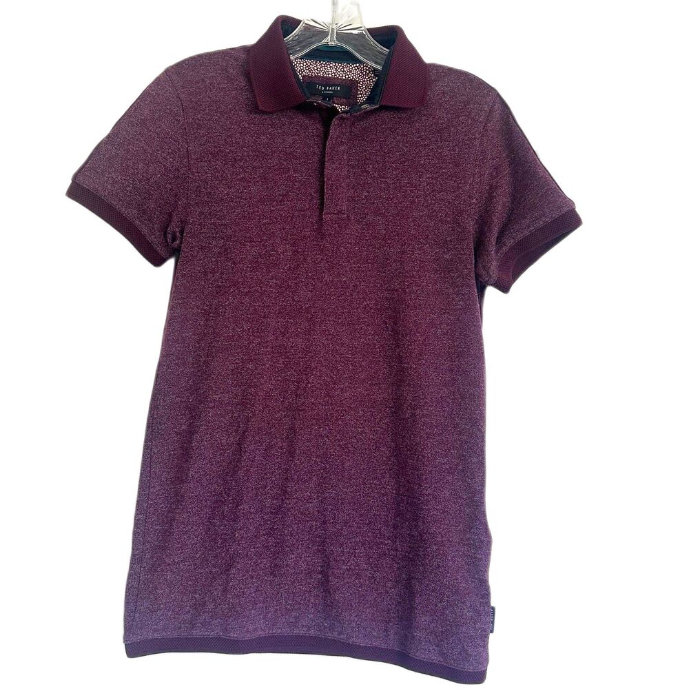 TED BAKER PURPLE GOLF POLO Men SIZE 1/ XS